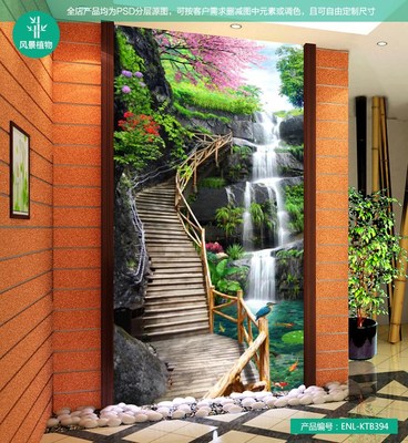 青島恩籟壁畫 風景植物18款 山東大型無縫壁畫布質壁紙批發(fā) 沙發(fā)電視背景墻影視墻 自產自銷 實體工廠圖片_高清圖_細節(jié)圖