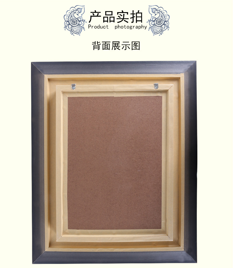 孔雀立體貝殼裝飾壁畫 歐式復古風情點亮家居空間